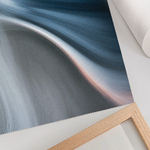 Plakat premium Fale niebieskie