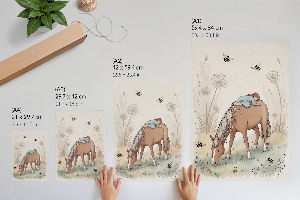 Plakat na ścianę Rysunek konia