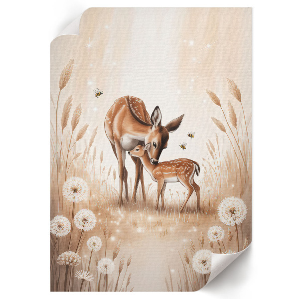 Wydruk na płótnie Dwie sarenki