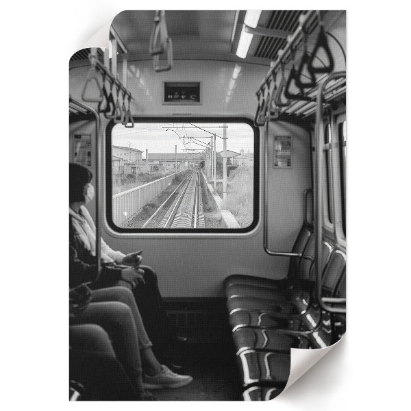 Dekoracyjny plakat ścienny Podróż pociągiem
