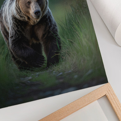 Grafika na ścianę Leśny niedźwiedź