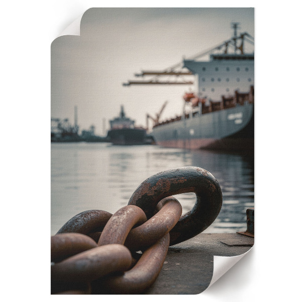 Plakat premium Port industrial
