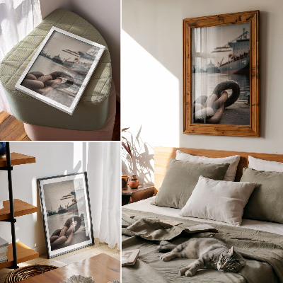 Plakat premium Port industrial