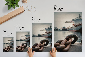 Plakat premium Port industrial