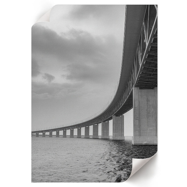 Dekoracyjny plakat ścienny Minimalistyczny most