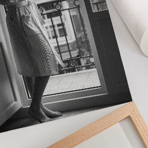 Plakat premium Czarno-biały kadr