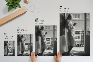 Plakat premium Czarno-biały kadr