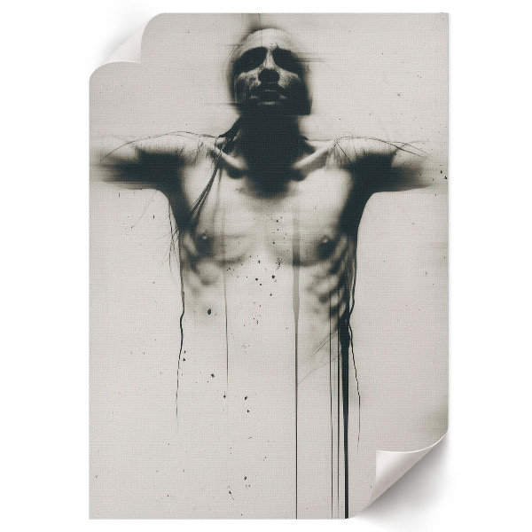 Wydruk na płótnie Mroczna postać