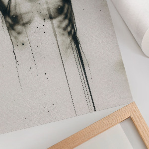 Wydruk na płótnie Mroczna postać