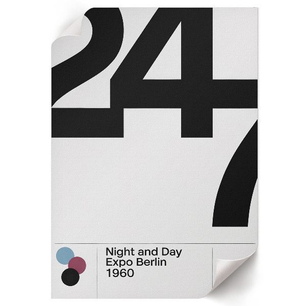 Dekoracyjny plakat ścienny Expo Berlin