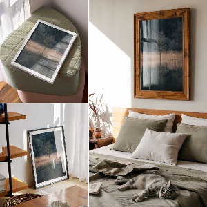 Wydruk na płótnie Spokojny pejzaż