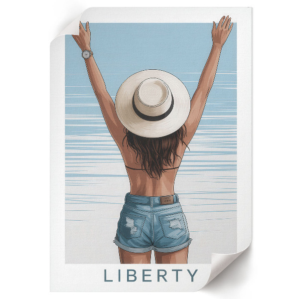 Dekoracyjny plakat ścienny Wolność wakacje