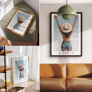 Dekoracyjny plakat ścienny Wolność wakacje