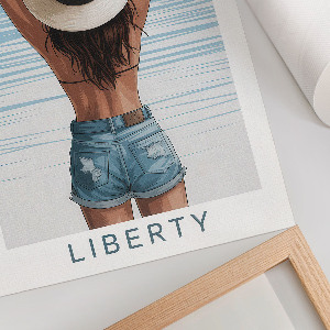 Dekoracyjny plakat ścienny Wolność wakacje