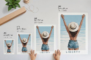 Dekoracyjny plakat ścienny Wolność wakacje