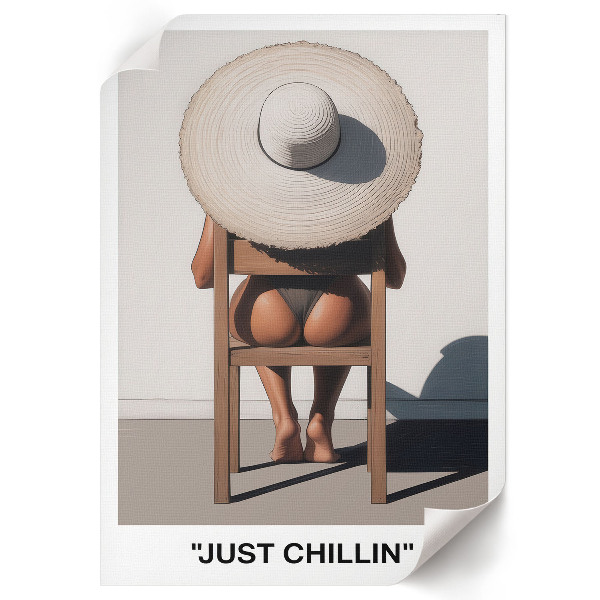 Grafika na ścianę Just chillin