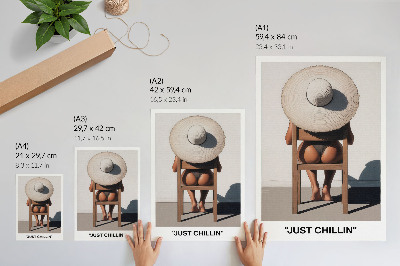 Grafika na ścianę Just chillin
