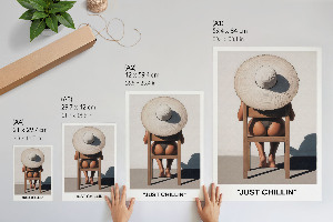 Grafika na ścianę Just chillin