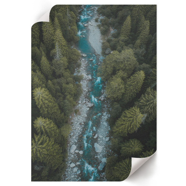 Plakat premium Zielony pejzaż