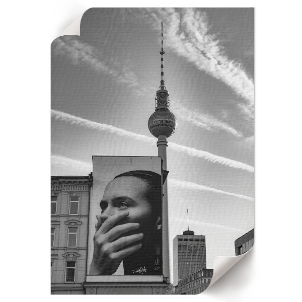 Wydruk na płótnie Miejski billboard