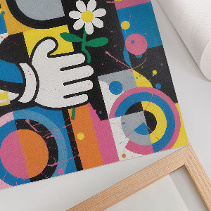 Plakat premium Kolorowy wzór