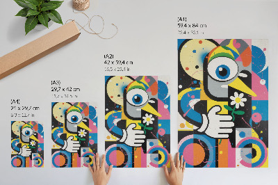 Plakat premium Kolorowy wzór