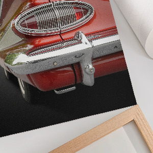 Dekoracyjny plakat ścienny Czerwone auto