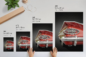 Dekoracyjny plakat ścienny Czerwone auto