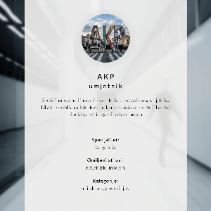 Plakat premium Minimalistyczny korytarz