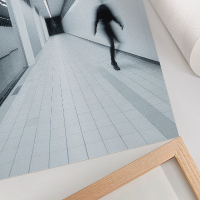 Plakat premium Minimalistyczny korytarz