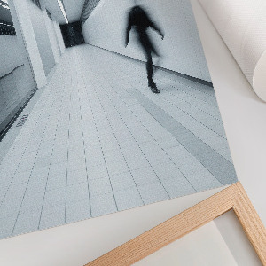 Plakat premium Minimalistyczny korytarz