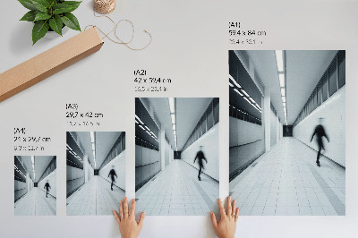 Plakat premium Minimalistyczny korytarz