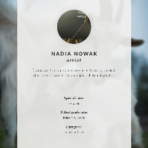 Grafika na ścianę Kozy razem