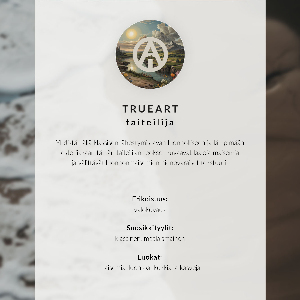 Plakat premium Poroże w śniegu