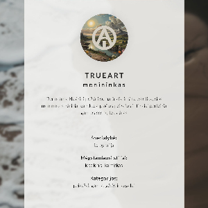 Plakat premium Poroże w śniegu