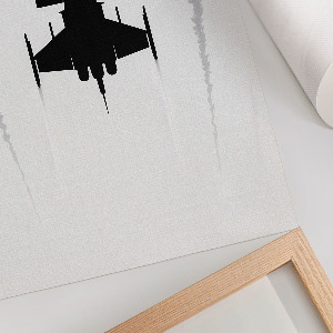 Dekoracyjny plakat ścienny Samolot na niebie