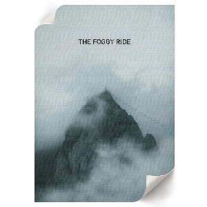 Plakat premium Mglista góra