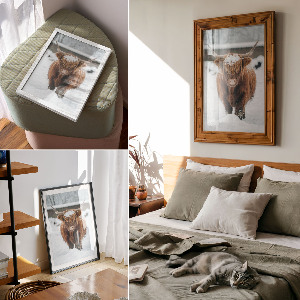 Wydruk na płótnie Zimowe zwierzę