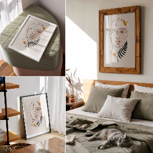 Plakat premium Portret boho