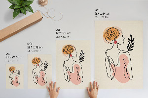 Dekoracyjny plakat ścienny Kobieta boho