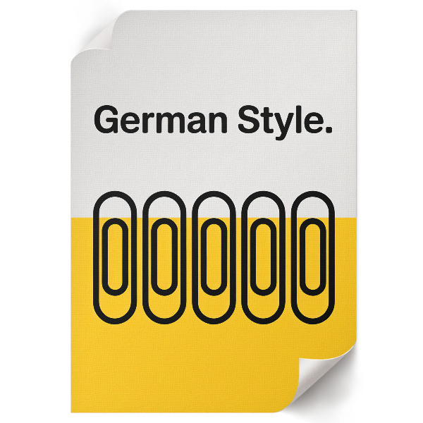 Plakat premium Niemiecki styl piwa