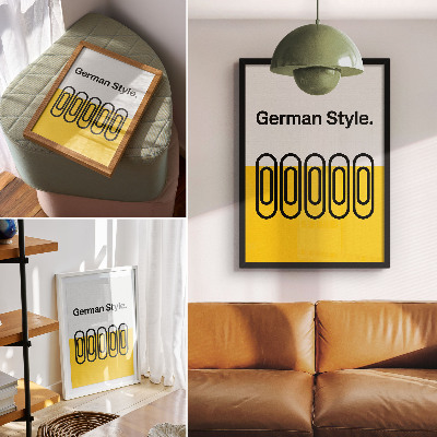 Plakat premium Niemiecki styl piwa