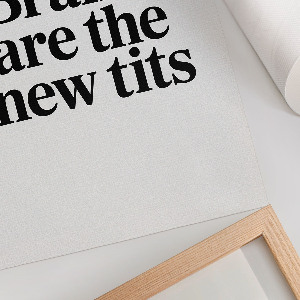 Grafika na ścianę Mózgi w modzie