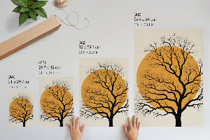 Plakat premium Abstrakcyjne drzewo