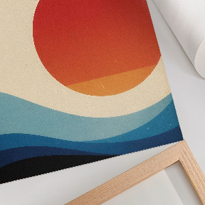 Grafika na ścianę Słoneczny pejzaż