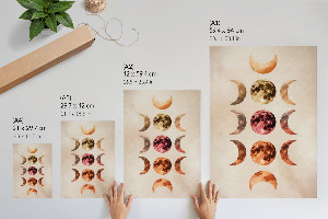 Plakat premium Księżycowe fazy