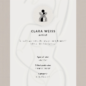 Dekoracyjny plakat ścienny Twarz abstrakcyjna