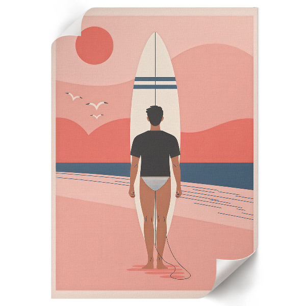 Grafika na ścianę z motywem plażowym
