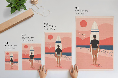 Grafika na ścianę Plażowy motyw