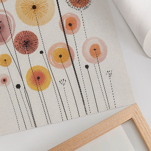 Wydruk na płótnie Pastelowe dmuchawce